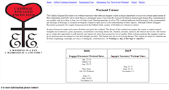 Desktop Screenshot of catholicee.org